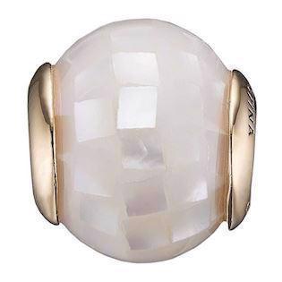 Christina Collect gold-plated Disco, mother of pearl Disco ball in beautiful white mother of pearl, model 623-G108